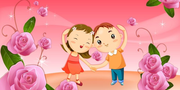 1920x1200 Cartoon Love HD Wallpapers