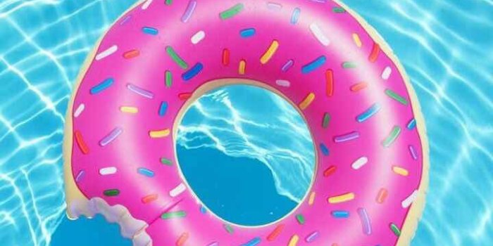 720x1280 Donut Pool Float Wallpaper for iPhone