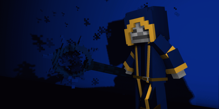 2048x1152 Necromancer Skeleton [OC][2k] - Wallpapers and art - Mine-imator forums