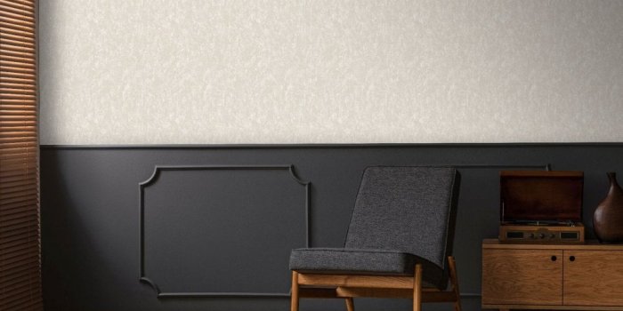 1000x1000 Deco Plain Textured Wallpaper, Ivory