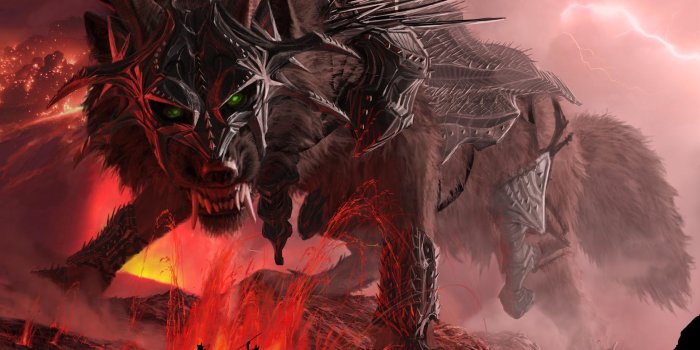 1920x1200 65+ Red Dragon and Wolf Wallpapers - Download at WallpaperBro