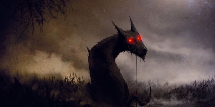 1920x1080 Demon wolf Wallpaper #28457