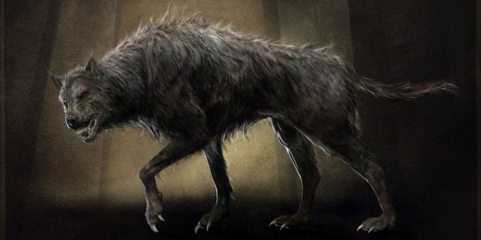 1032x774 Demonic Wolf Wallpaper