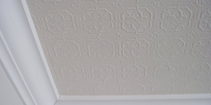 1600x1200 Textured Wallpaper On The Ceilingthis Is An Inexpensive, Texture