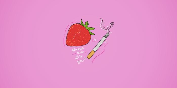 3165x3165 Strawberries and cigarettes | color coded in 2019 | Cigarette