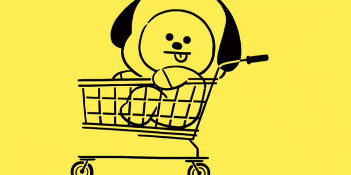 720x1280 Chimmy BT21 Background courtesy of BYTS's amazing art skills