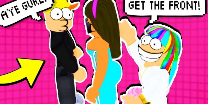 1280x720 6IX9INE Shows Me How to Talk to Girls In Roblox...