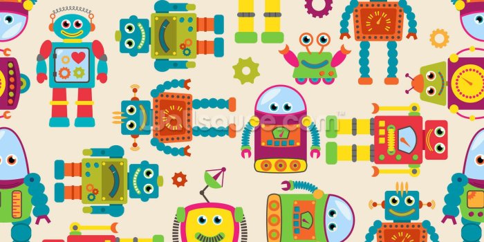 1600x1600 Cute Robots