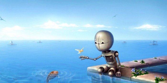 1024x768 Cute Robot Wallpapers