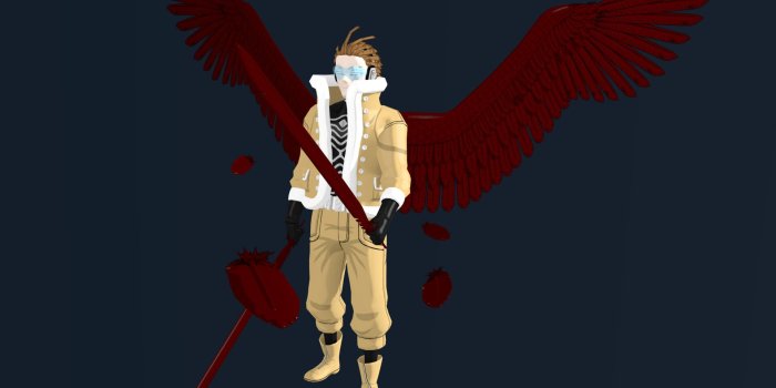 1920x1080 ArtStation - My Hero Academia - Hawks 3D, Pekka Alavuotunki