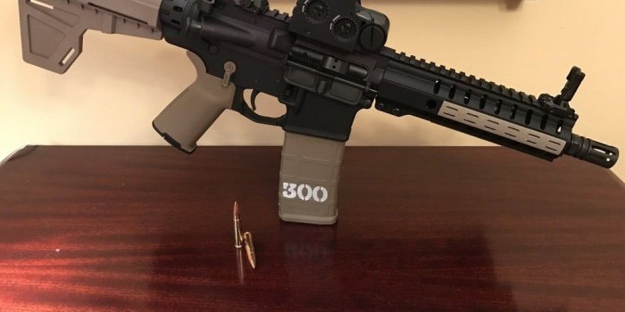 1024x768 First .300 blackout pistol build : ar15