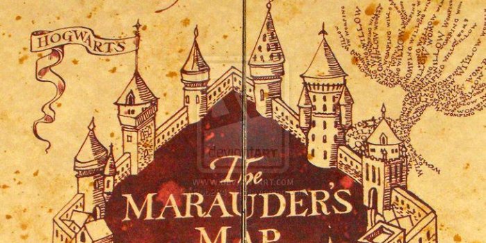 730x1095 Marauders Map Clipart