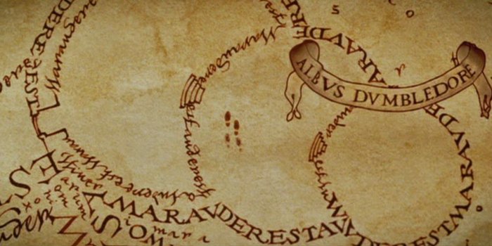 1434x593 Marauders map wallpaper brush