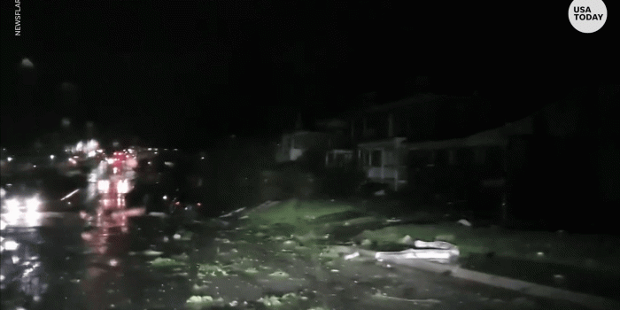 1920x1080 Tornado aftermath shows massive damage in Jefferson City, Missouri
