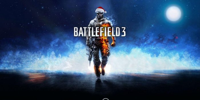 1244x700 Video games Christmas Battlefield 3 first person shooter wallpaper