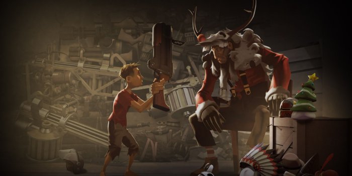 2560x1600 Team Fortress 2 Christmas wallpaper - Game wallpapers - #45319
