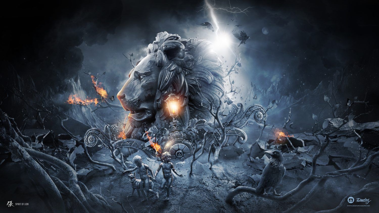 1500x843 Spirit Of Lion - Desktopography