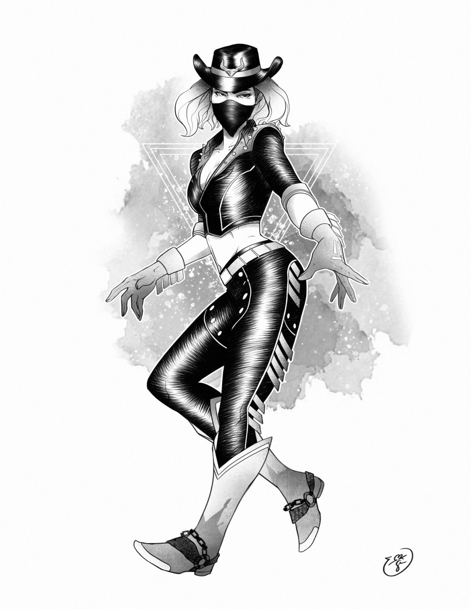 1920x2485 Fortnite Calamity B&W Illustration by Max Silveira #4311 Wallpapers