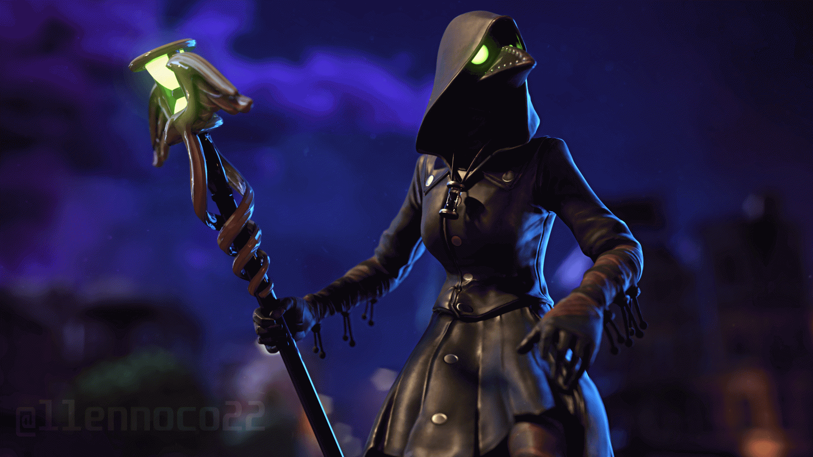 2560x1440 Scourge Skin Wallpaper (First finished piece, criticism welcome