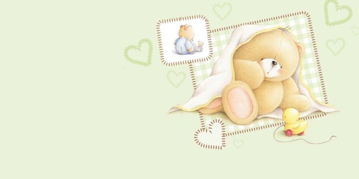 1332x850 Wallpaper mood, toy, art, bear, baby, children's, Forever Friends