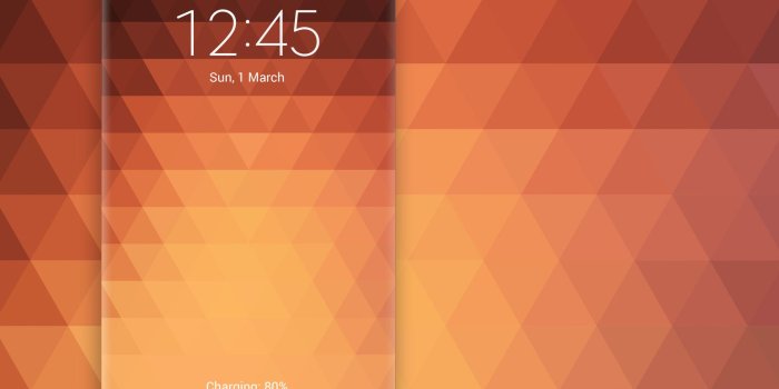 2028x2028 Triangle pattern in honey tones wallpaper #wallpaper, #android