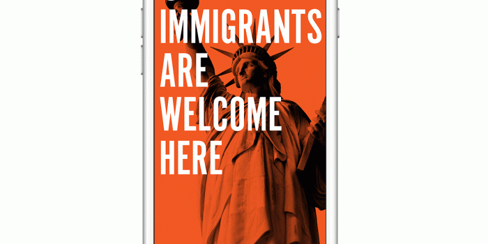 1200x1200 Immigrants Are Welcome Here Free Wallpaper | The Democrats Store