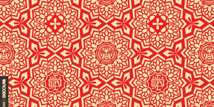 1024x1024 Shepard Fairey Yen Pattern Red | for iPad | Incase