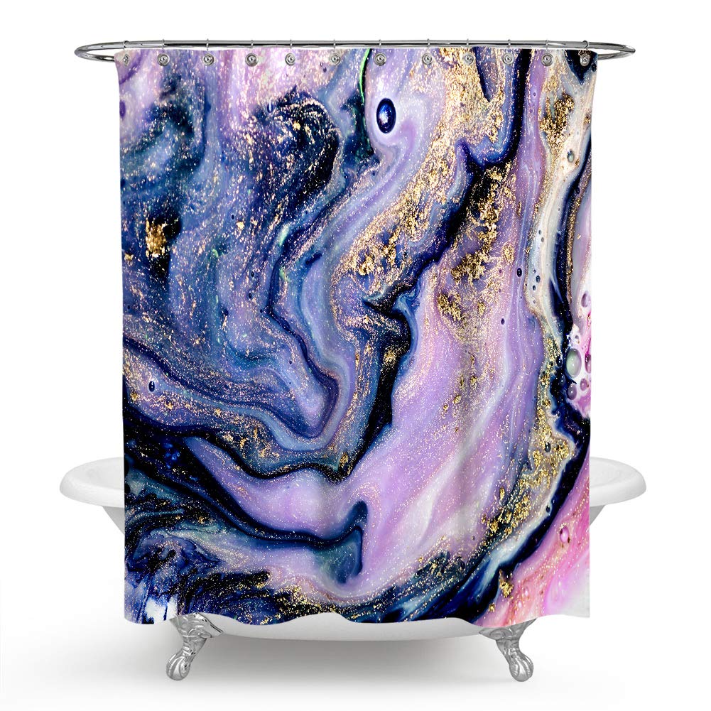 1001x1001 Amazon.com: Qchengsan Marble Shower Curtain,Beautiful Abstract