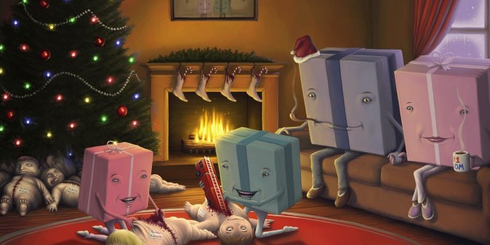 1920x1200 61+ Scary Christmas Wallpapers on WallpaperPlay