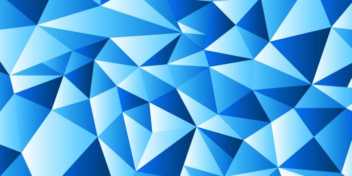 2560x1440 Download wallpaper 2560x1440 triangles, abstract, blue widescreen 16