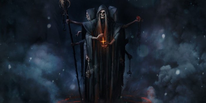 1332x850 Wallpaper Figure, Smoke, The demon, Art, Horror, Fiction, Demon