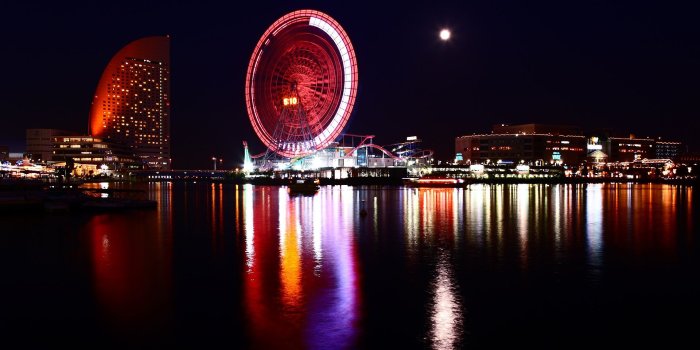 1920x1080 Yokohama, Japan At Night ❤ 4K HD Desktop Wallpaper for 4K Ultra HD