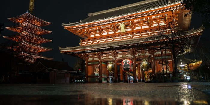 1920x1200 Wallpaper Sensoji Temple, Japan, night 1920x1200 HD Picture, Image