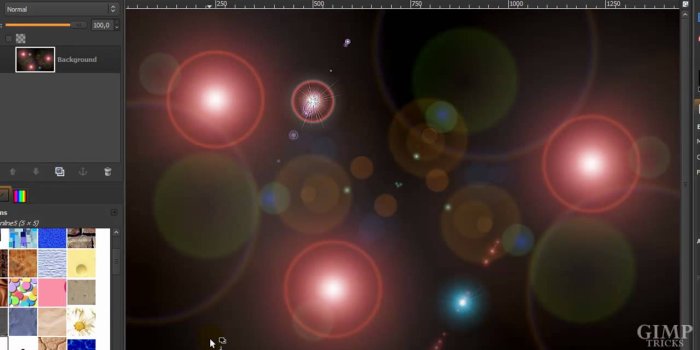 1280x720 GIMP tutorial- Cool Lensflare Wallpaper Background