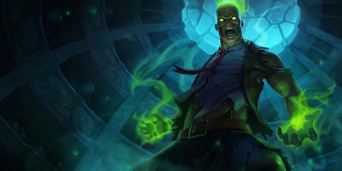 3840x2400 League Of Legends Zombie Brand Champion Swindler Walk Splash Art