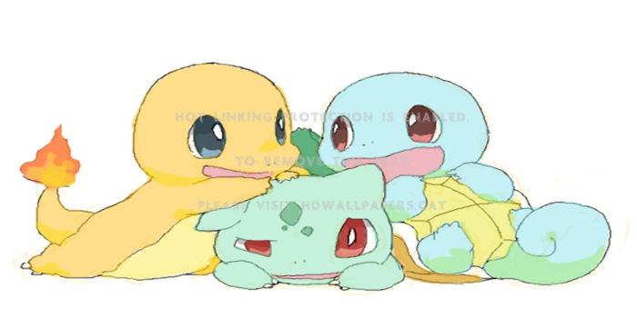 1980x1080 cute charmander bulbasaur squirtle pokemon