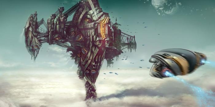 1366x768 Sky City ❤ 4K HD Desktop Wallpaper for 4K Ultra HD TV • Wide