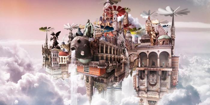 1920x1080 City in the Sky wallpaper - Fantasy wallpapers - #28666