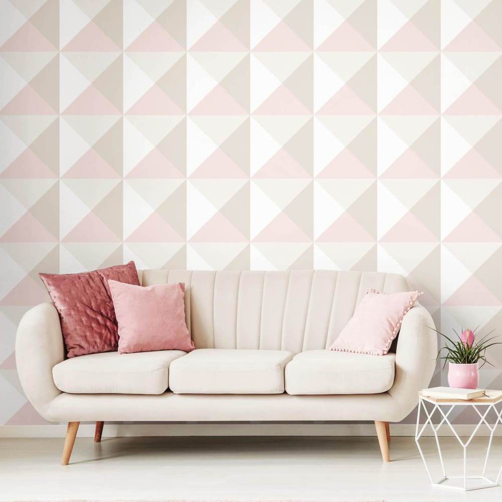 1000x1000 Modern Geometric Temporary Wallpaper