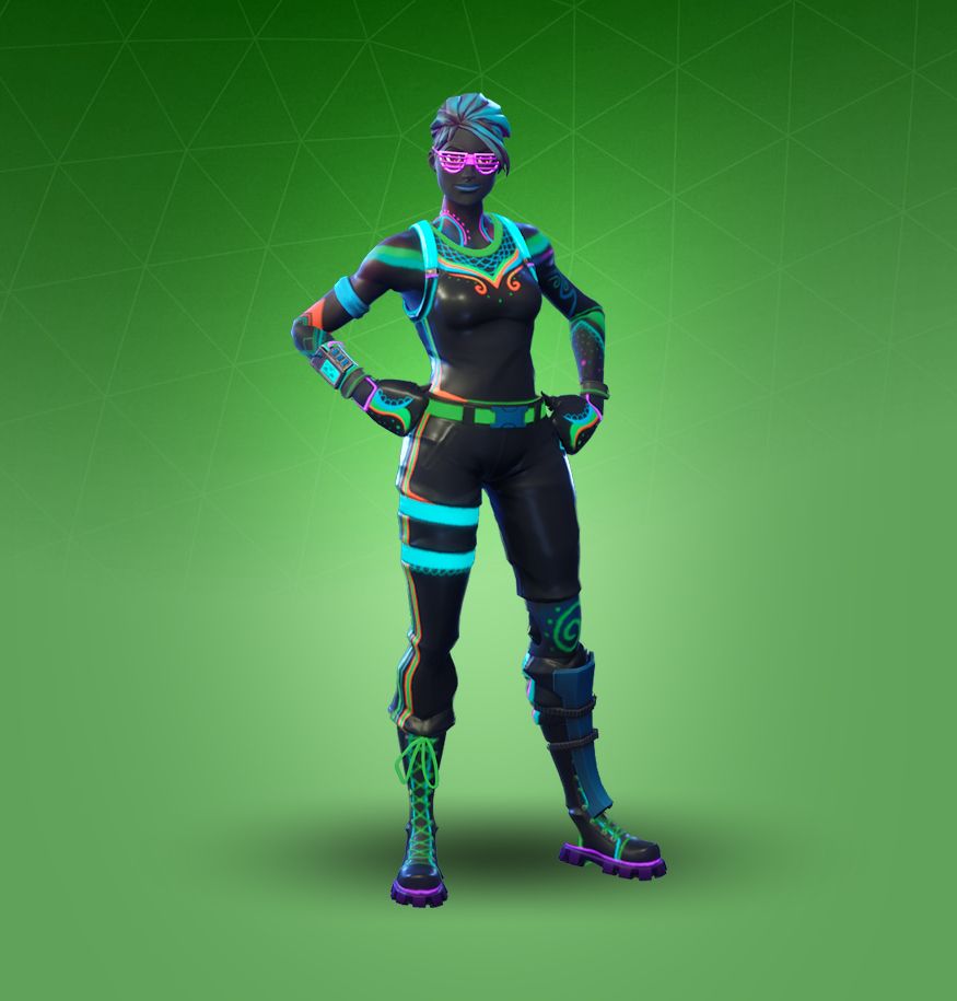 875x915 Fortnite Nitelite Skin - Outfit, PNGs, Images - Pro Game Guides
