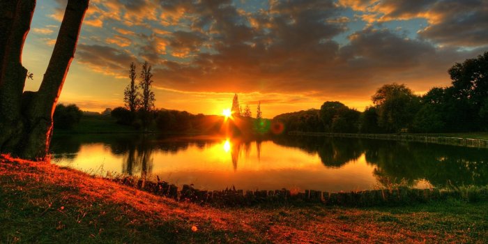 1920x1200 Spring Sunset Wallpaper #6965599