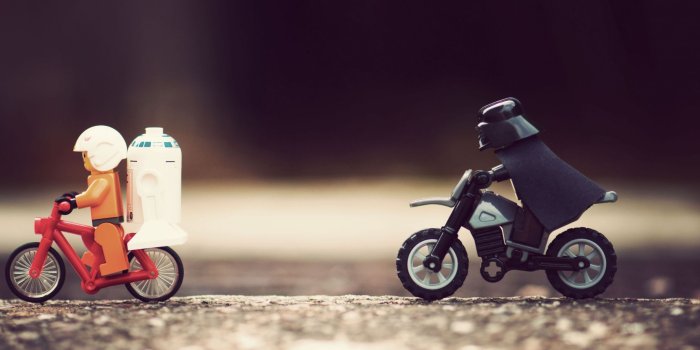 2880x1800 Stormtrooper, Motorcycle, Lego Star Wars, Bicycle Accessory, Lego