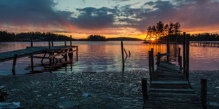 1280x851 Wallpaper Rays of light Finland Savonlinna Ice Nature Spring