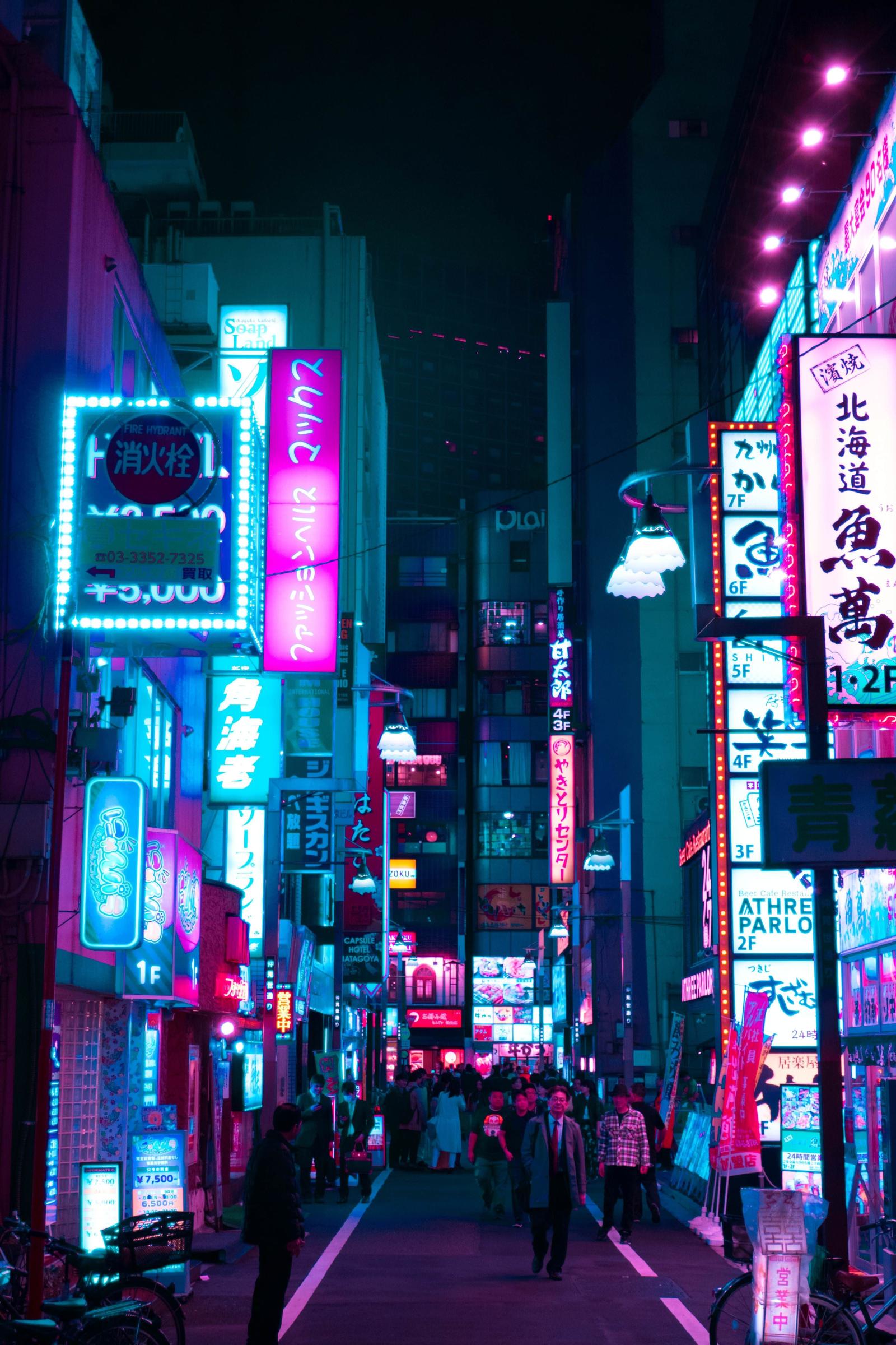 3592x5388 S H I B U Y A | S H I B U Y A in 2019 | Neon wallpaper, Aesthetic