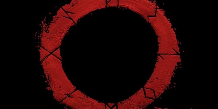 840x1336 Download 840x1336 wallpaper god of war, omega, logo, video game