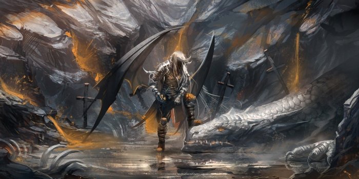 1920x1080 Winged game character gameplay screenshot, dragon HD wallpaper