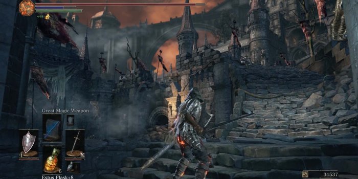 1920x1080 Dark Souls 3: Lothric Castle walkthrough - Polygon