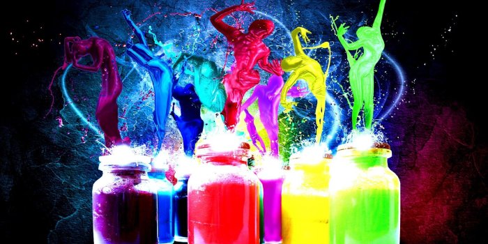 1600x1000 Colorful Bright Colors of Paint Wallpapers - Wallpapers Browse