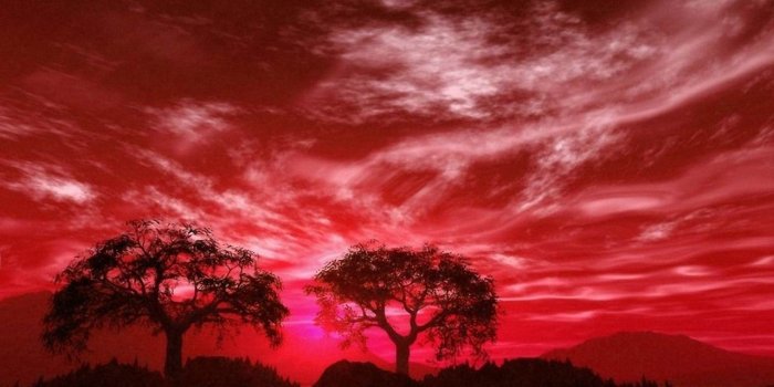 1280x1024 Nature: Crimson Winds Sky Weird Dark Desktop Images for HD 16:9 High