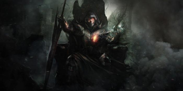 1332x850 Wallpaper Armor, Dark, Sword, Warrior, Hell, Darkness, Fantasy